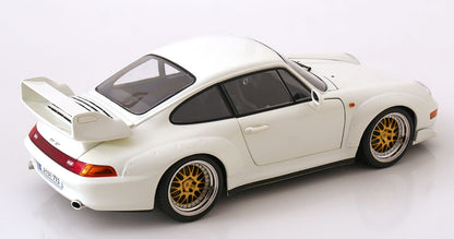 KK SCALE 1/12-1996 Porsche 911 (993) GT2 with BBS-Rims White