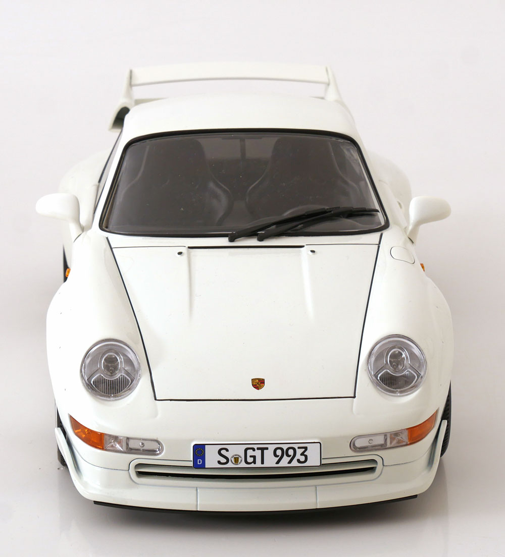 KK SCALE 1/12-1996 Porsche 911 (993) GT2 with BBS-Rims White