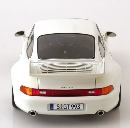 KK SCALE 1/12-1996 Porsche 911 (993) GT2 with BBS-Rims White