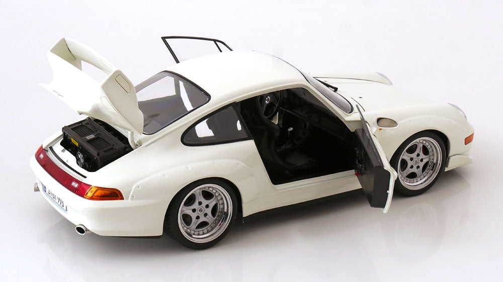 KK-Scale 1:12-1996 Porsche 911 (993) GT2 with Speedline Rims (White) KKDC120284S