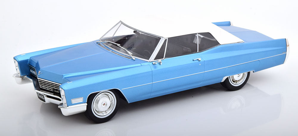 Cadillac DeVille Convertible with softtop 1968 (light blue metallic) 