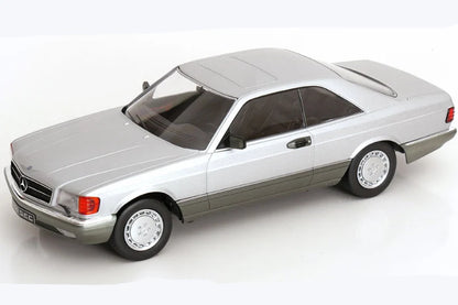 KK-Scale 1:18 Mercedes-Benz S-Class 560 SEC (C126) Coupé 1985 – Argent bicolore KKDC180334