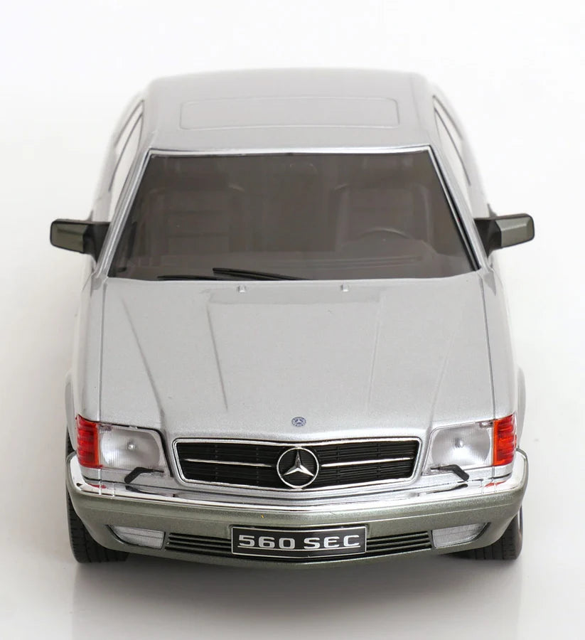 KK-Scale 1:18 Mercedes-Benz S-Class 560 SEC (C126) Coupé 1985 – Argent bicolore KKDC180334