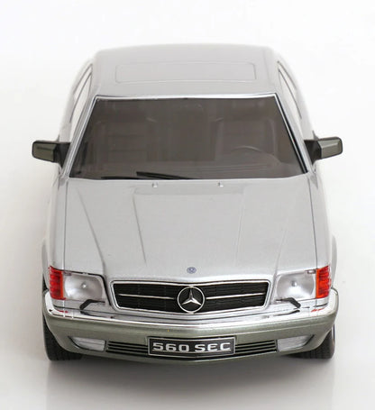 KK-Scale 1:18 Mercedes-Benz S-Class 560 SEC (C126) Coupé 1985 – Argent bicolore KKDC180334