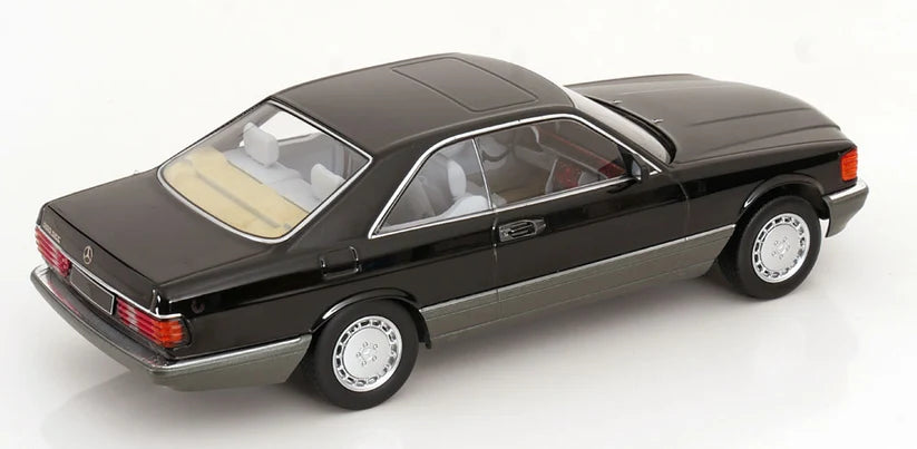 KK-Scale 1:18 Mercedes-Benz 560 SEC (C126) Coupé 1985 – Noir KKSDC180334
