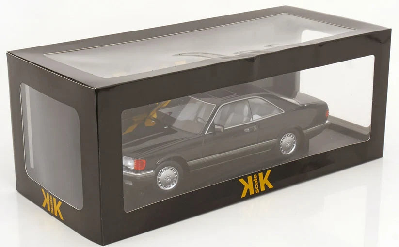 KK-Scale 1:18 Mercedes-Benz 560 SEC (C126) Coupé 1985 – Noir KKSDC180334