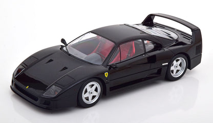 FERRARI - F40 1987 - (Black with Red Interior)