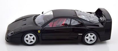 FERRARI - F40 1987 - (Black with Red Interior)