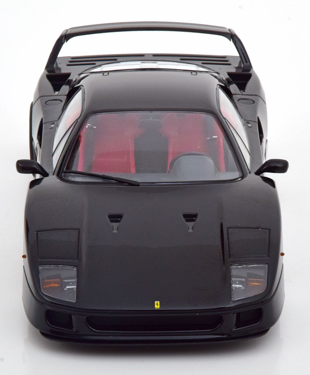 FERRARI - F40 1987 - (Black with Red Interior)