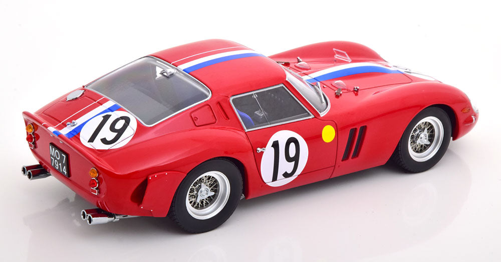 FERRARI - 250 GTO 3.0L V12 COUPE TEAM PIERRE NOBLET N 19 2nd 24h LE MANS 1962 JEAN GUICHET - PIERRE NOBLET