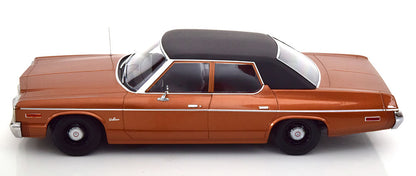 KK-SCALE-DODGE - 1974 MONACO (Brown Metallic-Black Roof)