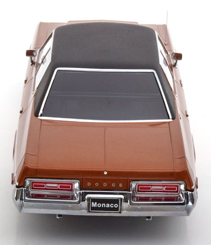 KK-SCALE-DODGE - 1974 MONACO (Brown Metallic-Black Roof)