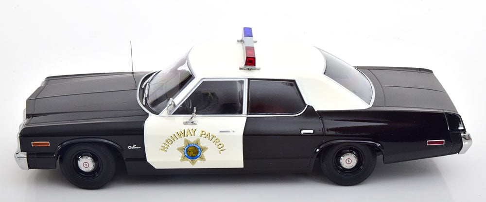 KK-Scale 1:18 Dodge Monaco California Highway Patrol Police 1974 – Noir – KKDC181153