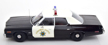 KK-Scale 1:18 Dodge Monaco California Highway Patrol Police 1974 – Noir – KKDC181153
