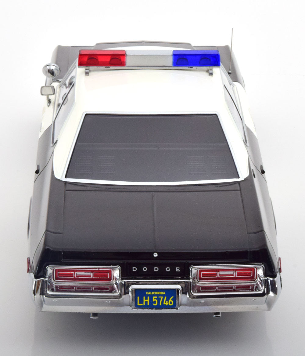 KK-Scale 1:18 Dodge Monaco California Highway Patrol Police 1974 – Noir – KKDC181153