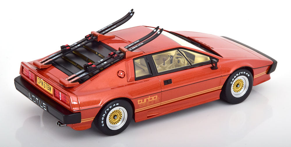 1981 Lotus Esprit Turbo -James Bond-For Your Eyes Only - with Skis - Copper