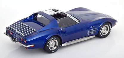 1972 Chevrolet Corvette C3, Blue, removable roof parts