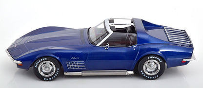 1972 Chevrolet Corvette C3, Blue, removable roof parts