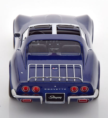 1972 Chevrolet Corvette C3, Blue, removable roof parts