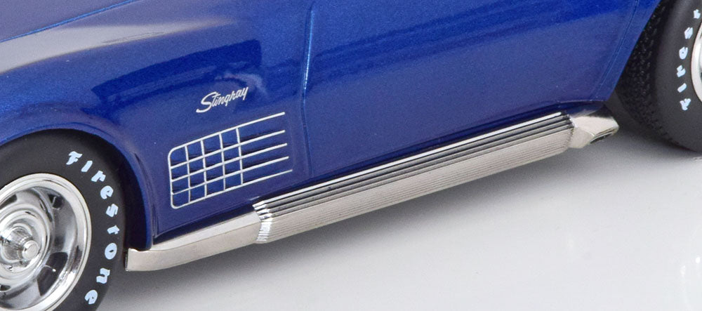 1972 Chevrolet Corvette C3, Blue, removable roof parts