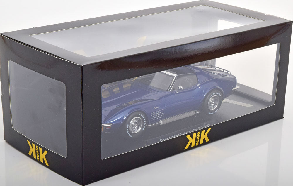 1972 Chevrolet Corvette C3, Blue, removable roof parts