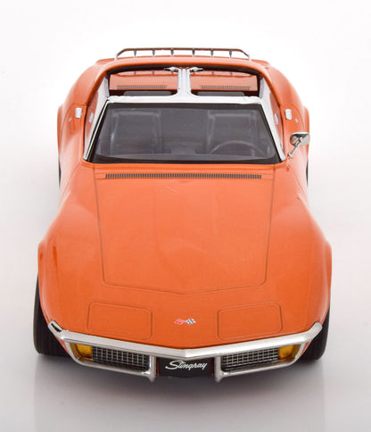 1972 Chevrolet Corvette C3, Orange, pièces de toit amovibles