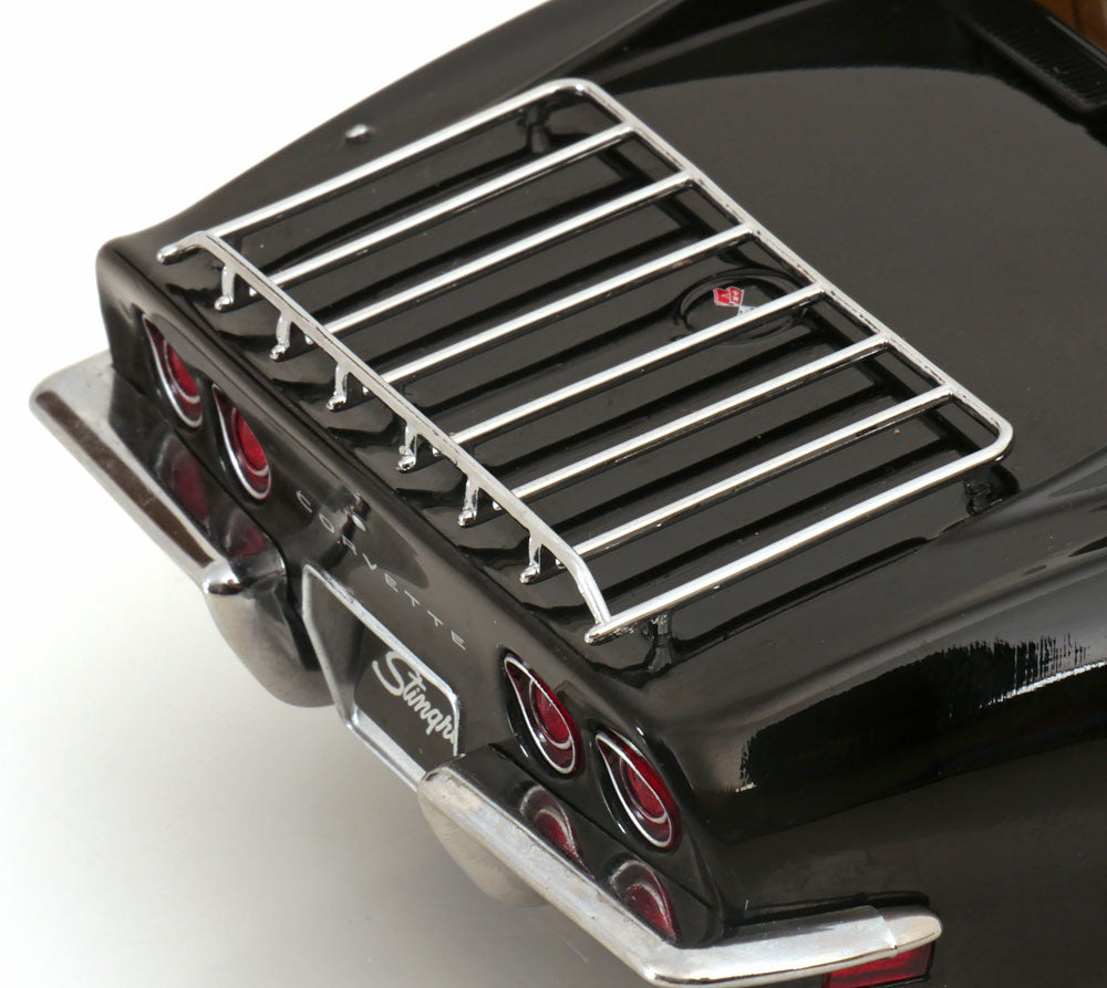 1972 Chevrolet Corvette C3, Noir, pièces de toit amovibles