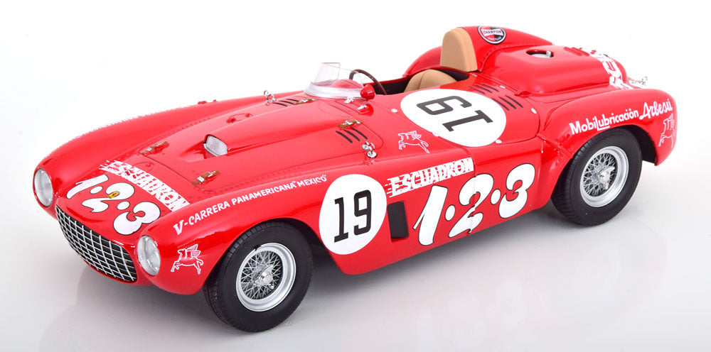 FERRARI - 375 PLUS 5.0L V12 SPIDER ESCUADRON 1.2.3 N 19 WINNER V CARRERA PANAMERICANA 1954 UMBERTO MAGLIOLI