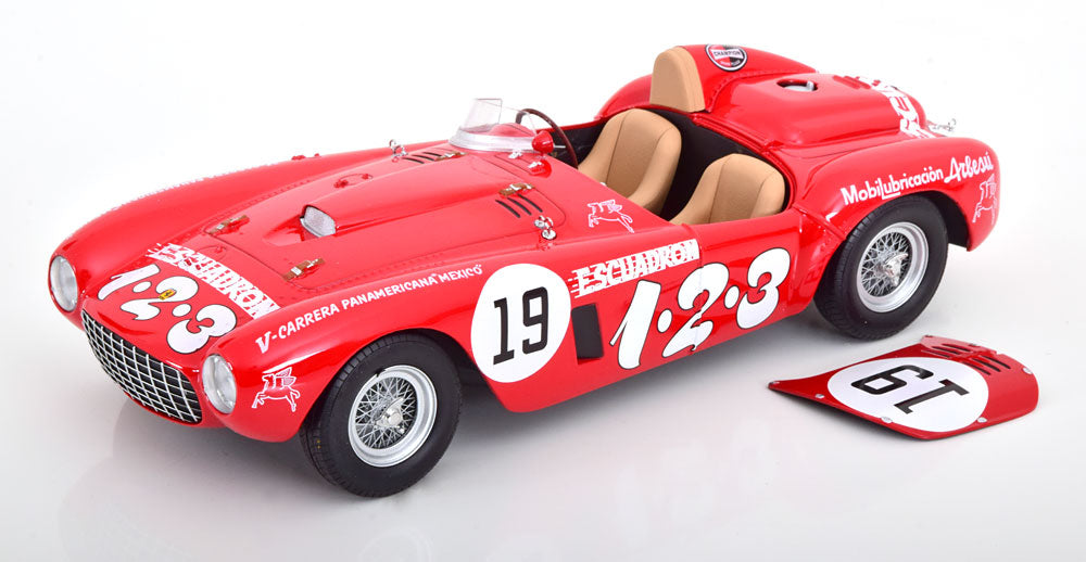 FERRARI - 375 PLUS 5.0L V12 SPIDER ESCUADRON 1.2.3 N 19 WINNER V CARRERA PANAMERICANA 1954 UMBERTO MAGLIOLI