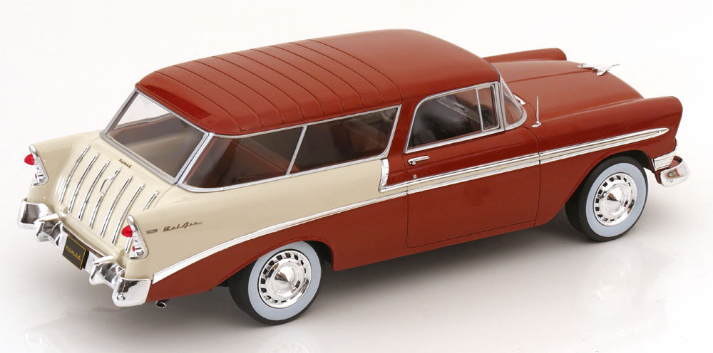 CHEVROLET -1956 BEL AIR NOMAD SW STATION WAGON CUSTOM (BRUN MÉTALLIQUE -CRÈME)