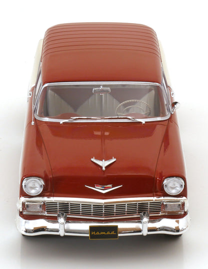CHEVROLET -1956 BEL AIR NOMAD SW STATION WAGON CUSTOM (BRUN MÉTALLIQUE -CRÈME)