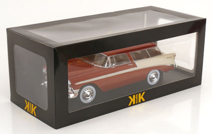 CHEVROLET -1956 BEL AIR NOMAD SW STATION WAGON CUSTOM (BRUN MÉTALLIQUE -CRÈME)
