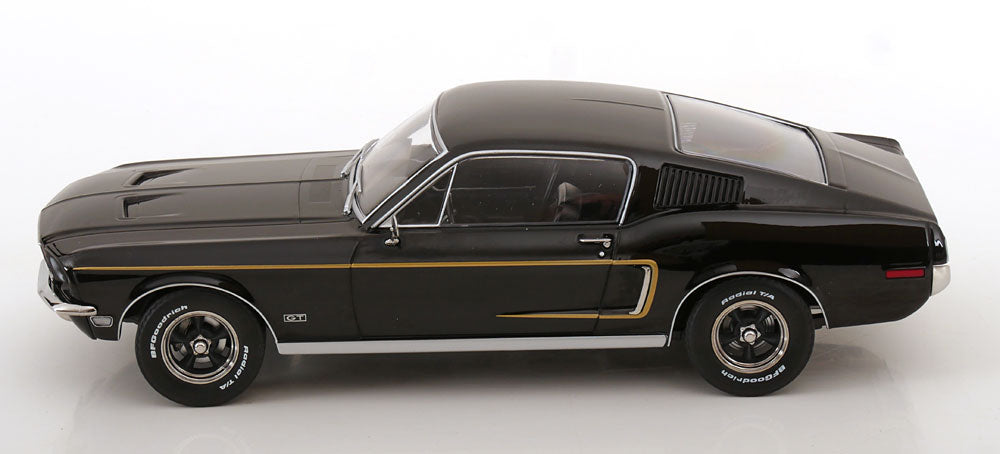 1968 MUSTANG GT FASTBACK COUPE 1968-(Black)