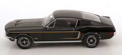 1968 MUSTANG GT FASTBACK COUPE 1968-(Black)