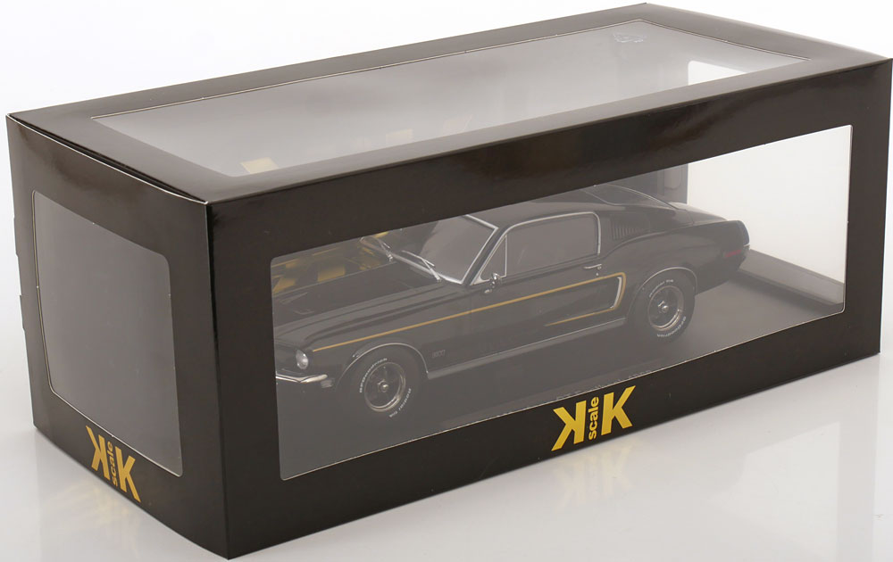 1968 MUSTANG GT FASTBACK COUPE 1968-(Black)