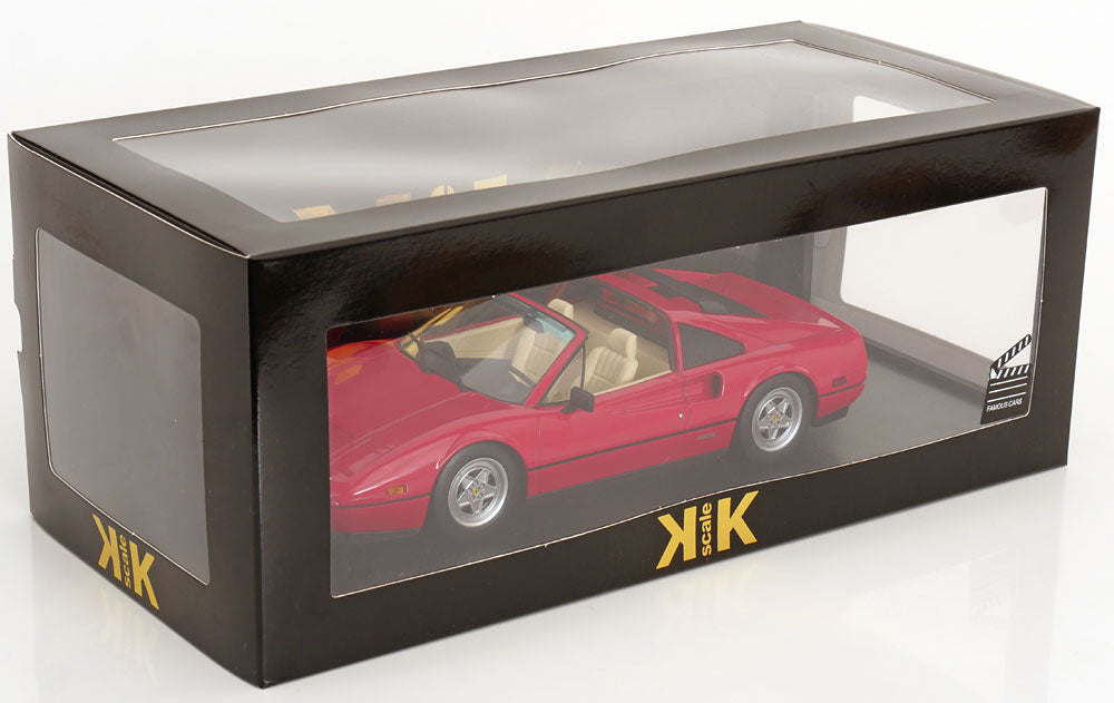 KK SCALE 1/18-Ferrari-328 GTS US Version + Axel Foley Figure (Beverley Hills Cop 1984)