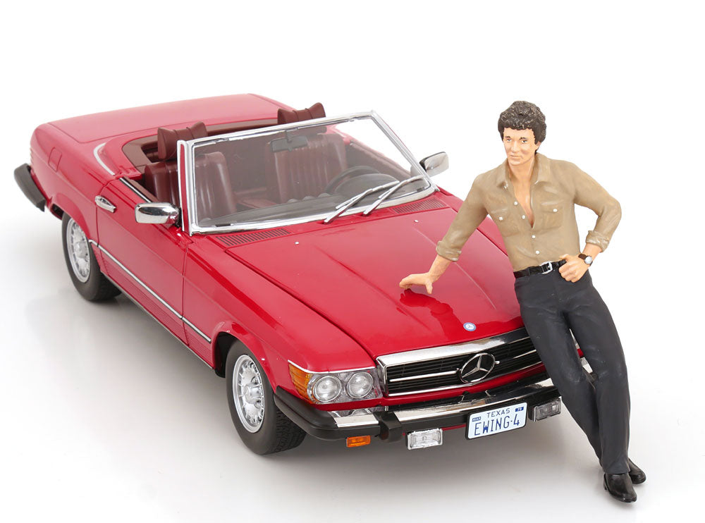 KK SCALE 1/12-1979 Mercedes 450 SL R10 (Dallas TV Series) &amp; Bobby Figure