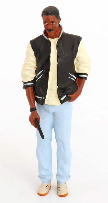 KK SCALE 1/18-Ferrari-328 GTS US Version + Axel Foley Figure (Beverley Hills Cop 1984)