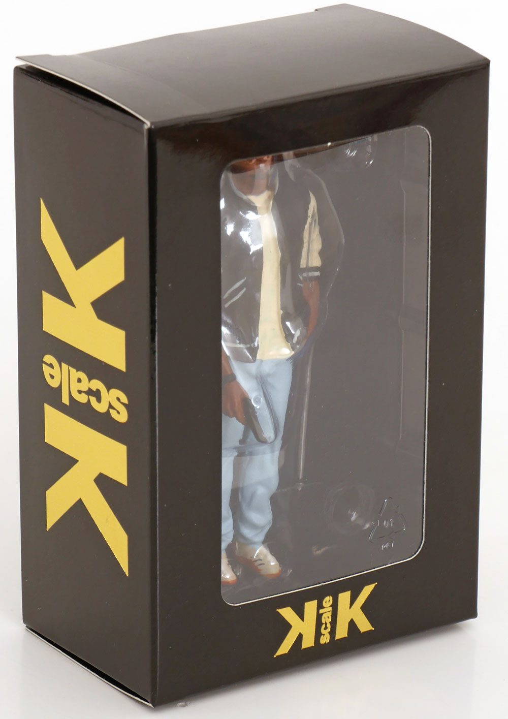 KK SCALE 1/18-Ferrari-328 GTS US Version + Axel Foley Figure (Beverley Hills Cop 1984)