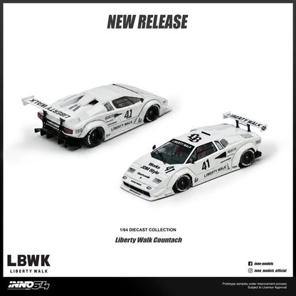 (PRE-ORDER 2026) Lamborghini Countach Liberty Walk INNO64 1:64 IN64-LBCOUNTACH-01