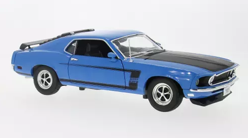 1969 FORD MUSTANG-(Blue-Black)
