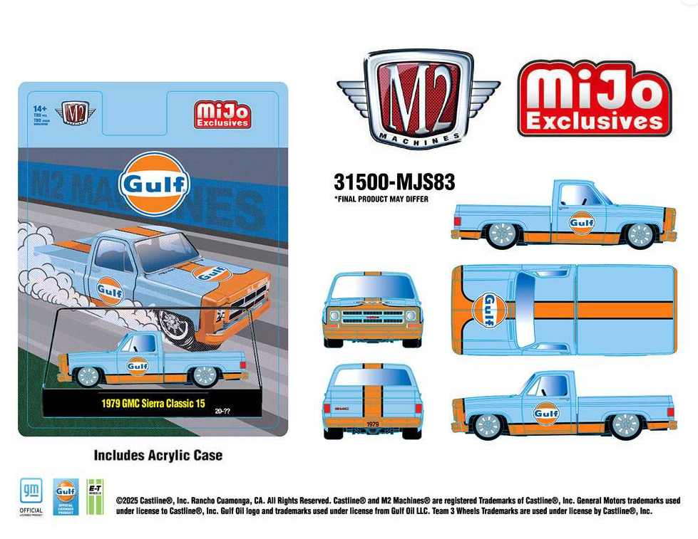 1979 GMC Sierra Classic 15 Custom Pickup "Gulf Oil"