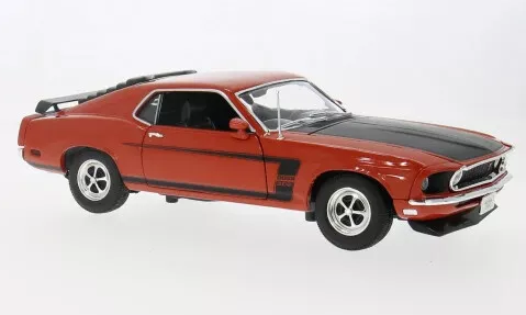1969 FORD MUSTANG-(Red-Black)