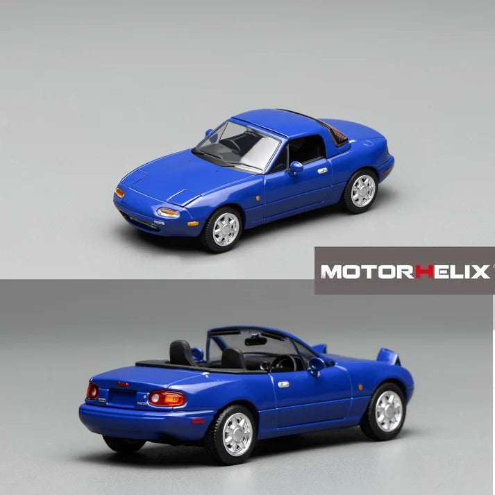 Motorhelix 1:64 Mazda MX-5 (NA) Laguna Blue LHD – M60202L