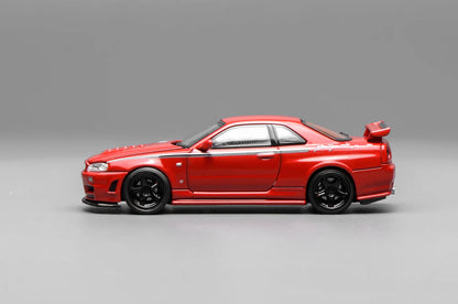 (PRE-ORDER 2026) Motorhelix 1/64 - Nissan GT-R R34 NISMO Customized Red - M63420