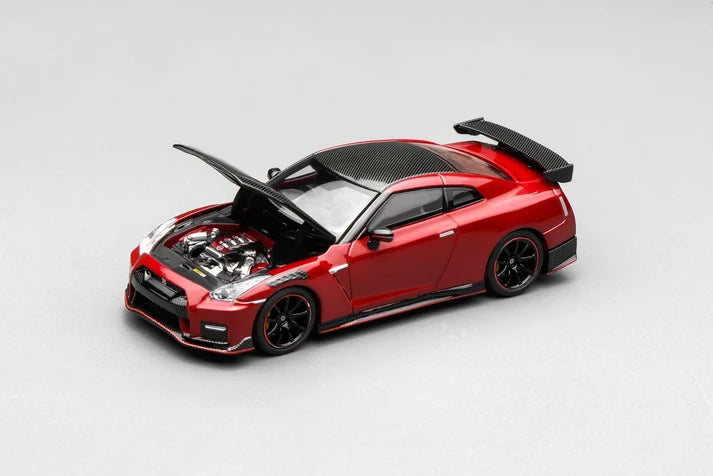 Motorhelix 1:64 Nissan GT-R NISMO (R35) Special Edition 2022 – NISMO Vibrant Red – M63522