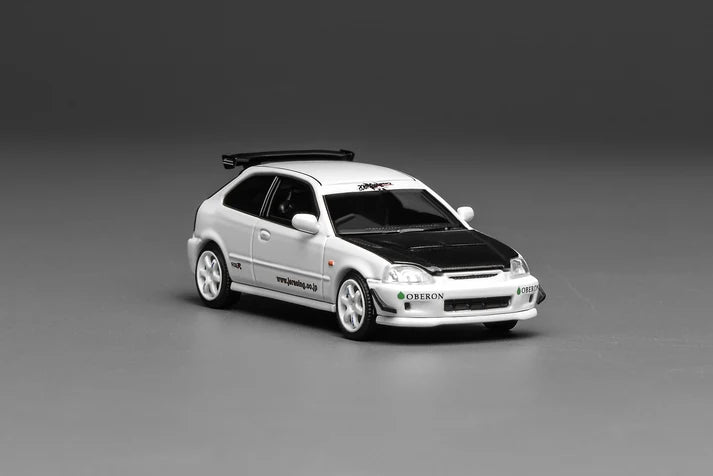 Motorhelix 1:64 Honda Civic Type R (EK9) J’s Racing White – M65029