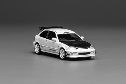 Motorhelix 1:64 Honda Civic Type R (EK9) J’s Racing White – M65029