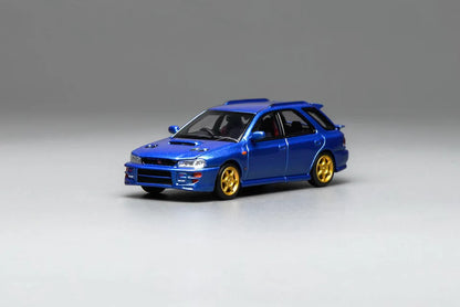 Motorhelix 1/64 - Subaru lmpreza Wagon WRX STi Version VI (Blue) - M67101