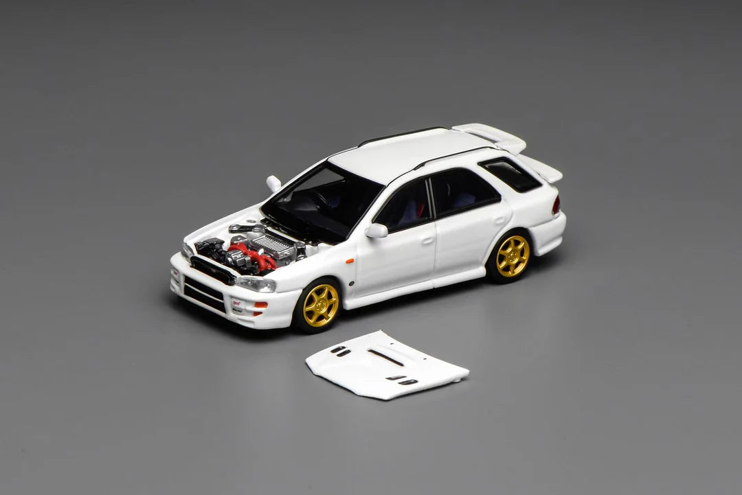 Motorhelix 1/64 - Subaru lmpreza Wagon WRX STi Version VI (White) - M67102